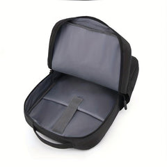 Casual Solid Laptop Backpack For Work Travel Bag