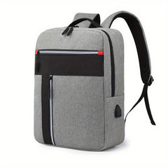 Casual Solid Laptop Backpack For Work Travel Bag
