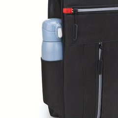 Casual Solid Laptop Backpack For Work Travel Bag