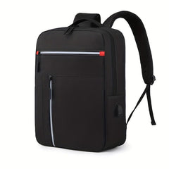 Casual Solid Laptop Backpack For Work Travel Bag