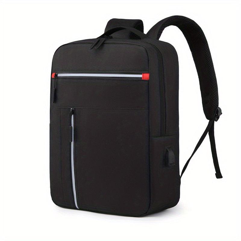 Casual Solid Laptop Backpack For Work Travel Bag