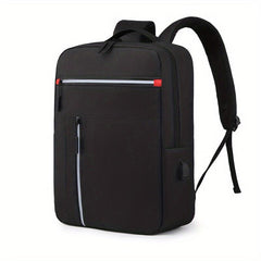 Casual Solid Laptop Backpack For Work Travel Bag