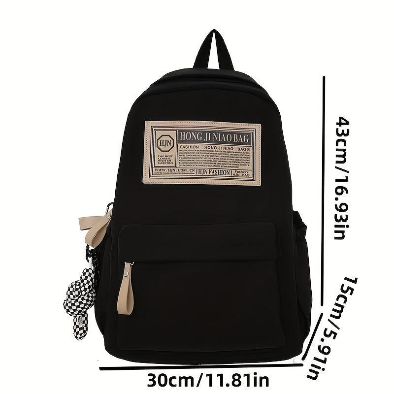 Vintage Large Capacity Backpack Nylon Durable Lightweight Shoulder Bag