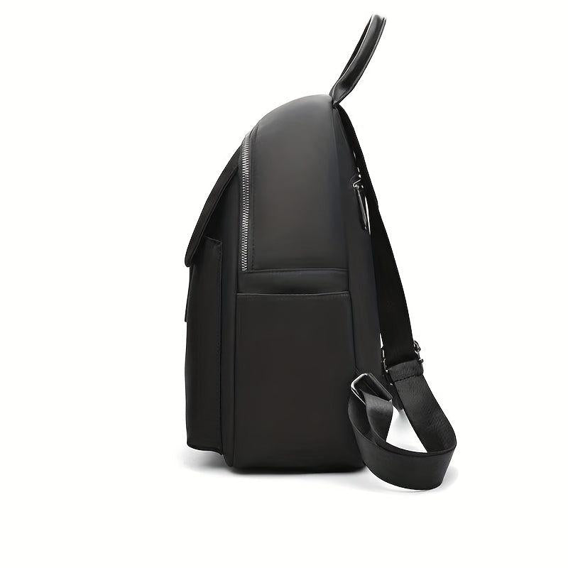 Large Capacity Preppy Backpack Nylon Lightweight School Campus Daypack