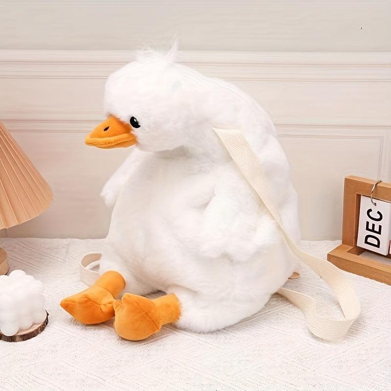 Duck Backpack Lightweight Plush Rrucksack Stylish Storage Bag