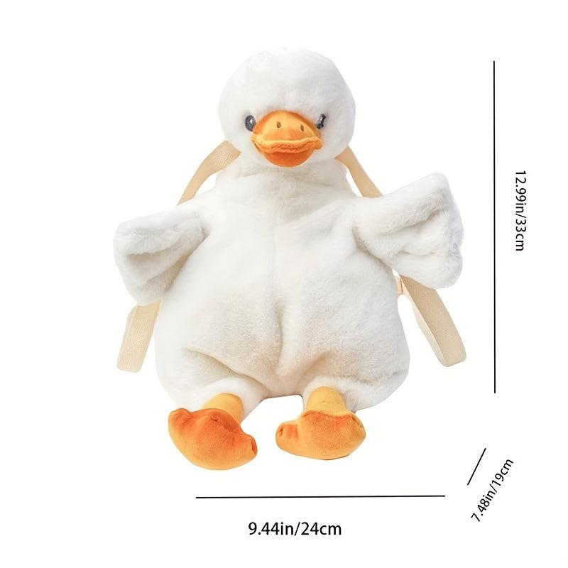 Duck Backpack Lightweight Plush Rrucksack Stylish Storage Bag