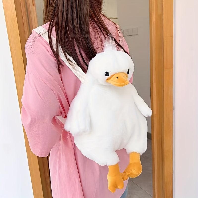 Duck Backpack Lightweight Plush Rrucksack Stylish Storage Bag