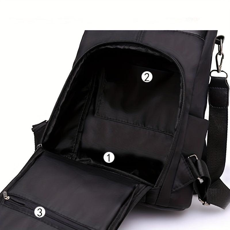 Convertible Nylon Backpack Purse Classic Women's Daypack Bag