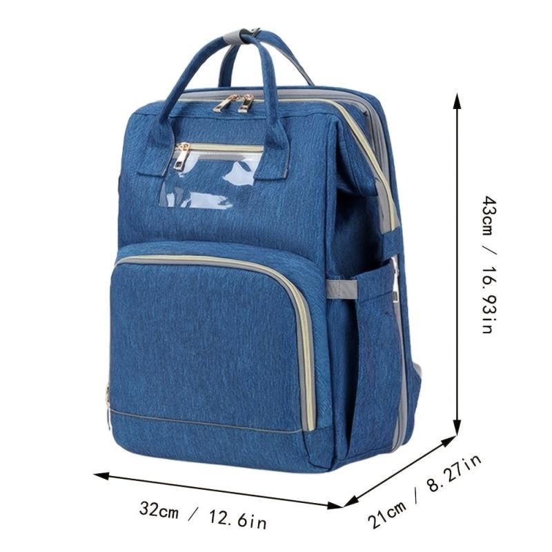 Large Capacity Mummy Backpack with USB Interface & Insulation Pocket
