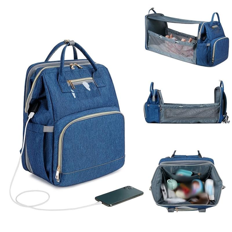 Large Capacity Mummy Backpack with USB Interface & Insulation Pocket