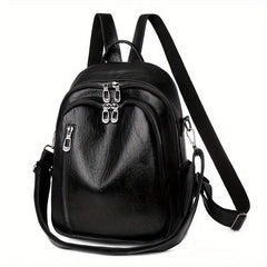 Vintage Backpack Purse For Women Faux Leather Shoulder Bag