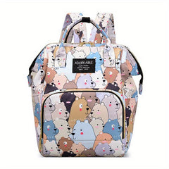All Over Storage Backpack Diaper Bag Portable Rucksack