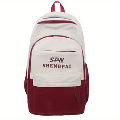 Large Capacity Preppy Backpack College Back To School Daypack Laptop Bag & Trave