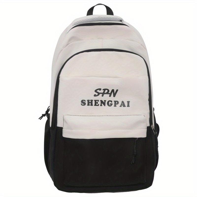 Large Capacity Preppy Backpack College Back To School Daypack Laptop Bag & Trave
