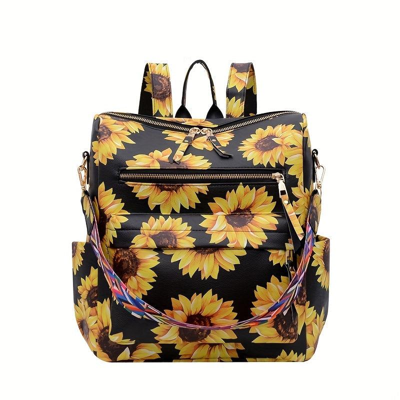 Minimalist Zipper Backpack Travel Rucksack Women's Bag