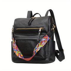 Minimalist Zipper Backpack Travel Rucksack Women's Bag
