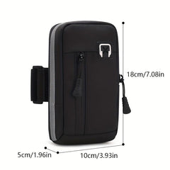 Multifunctional Arm Bag with Two Pockets - Sporty Arm Purse for Running