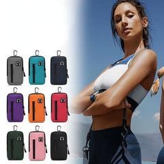Multifunctional Arm Bag with Two Pockets - Sporty Arm Purse for Running