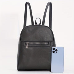 Preppy Style Small Solid Backpack Schoolbag Travel Rucksack