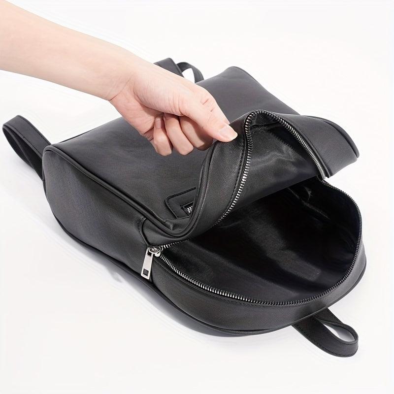Preppy Style Small Solid Backpack Schoolbag Travel Rucksack