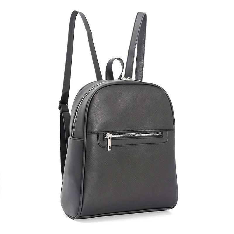 Preppy Style Small Solid Backpack Schoolbag Travel Rucksack