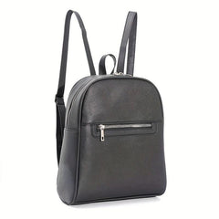 Preppy Style Small Solid Backpack Schoolbag Travel Rucksack
