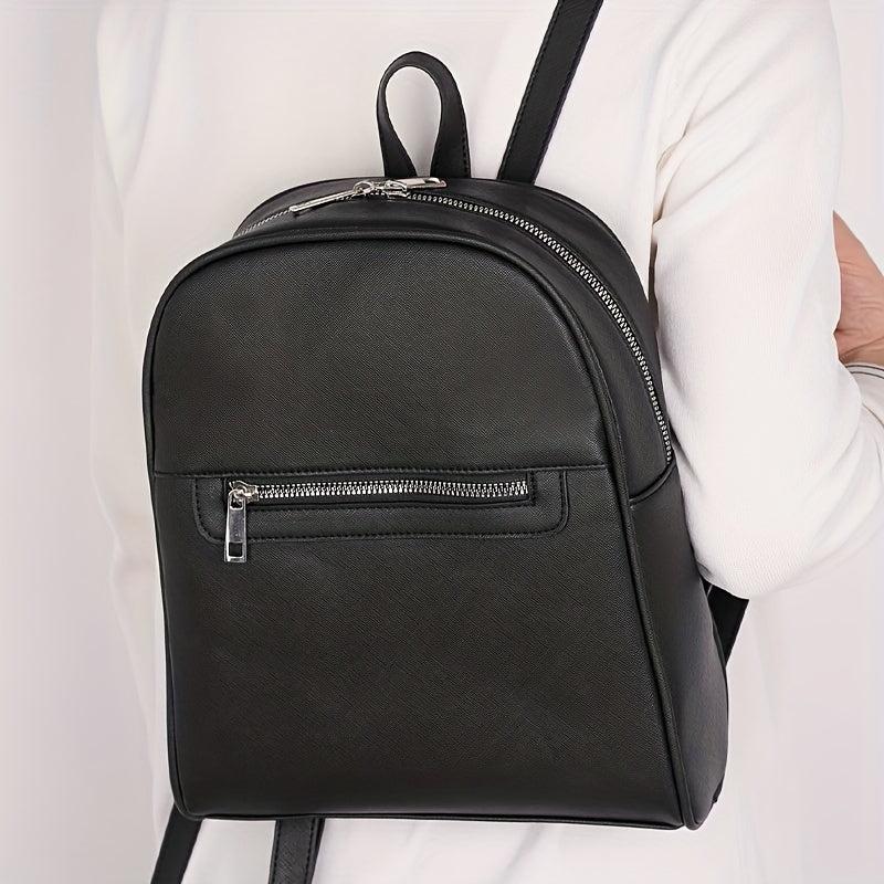 Preppy Style Small Solid Backpack Schoolbag Travel Rucksack