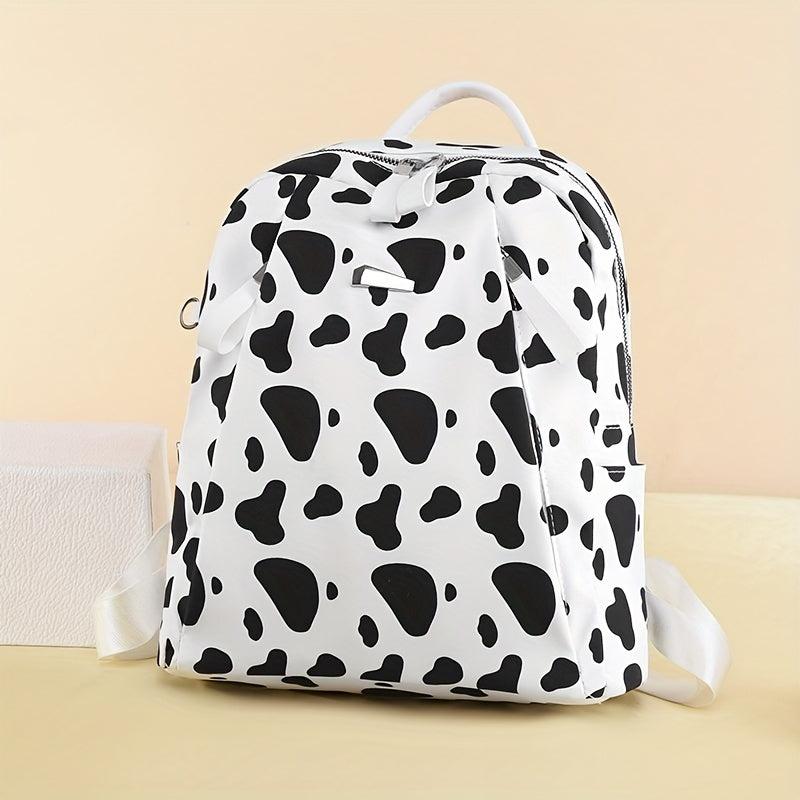 Butterfly Print Backpack Nylon Rucksack School Bookbag