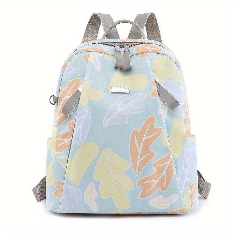 Butterfly Print Backpack Nylon Rucksack School Bookbag