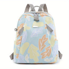 Butterfly Print Backpack Nylon Rucksack School Bookbag