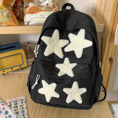 Star Decor School Backpack Casual Rucksack Versatile Travel Backpack