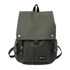 Flap School Backpack Drawstring Back To School Bookbag Lightweight Large