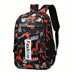 Large Capacity Backpack Preppy Back To School Daypack Sports Fitness Travel