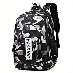 Large Capacity Backpack Preppy Back To School Daypack Sports Fitness Travel