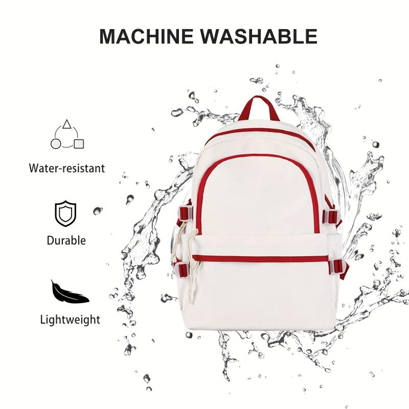 Large Capacity Classic Travel Backpack Preppy Rucksack & School Bag