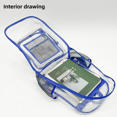 Transparent Zipper Backpack for Travel