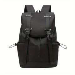Leaves Graffiti Flap Backpack Waterproof Nylon School Bag