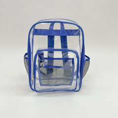 Clear PVC Backpack Waterproof Beach Bag Large Capacity School Bag