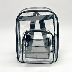 Clear PVC Backpack Waterproof Beach Bag Large Capacity School Bag