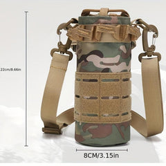 Tactical Molle Water Bottle Bag Holder with Shoulder Strap