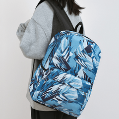 All Over Graffiti Pattern School Bag Zipper Backpack Laptop Storage Bag