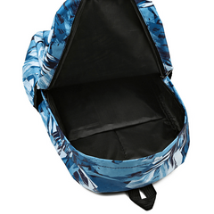All Over Graffiti Pattern School Bag Zipper Backpack Laptop Storage Bag