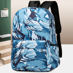 All Over Graffiti Pattern School Bag Zipper Backpack Laptop Storage Bag