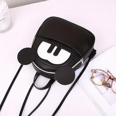 Mini Cartoon Mouse Backpack Faux Leather Daypack Purse Gift For Kids