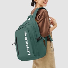 Large Capacity Preppy Backpack for College