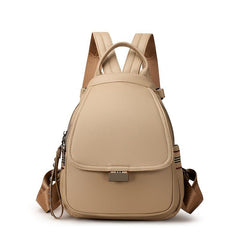 Vintage Studded Flap Backpack Purse Faux Leather Daypack
