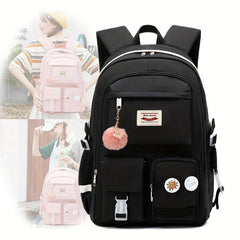 Large Capacity Laptop Backpack Anti Theft Travel Daypack