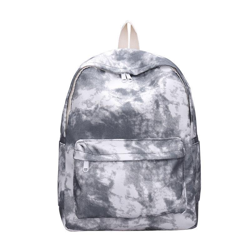 Gradient Tie Dye Backpack Large Capacity Laptop Daypack