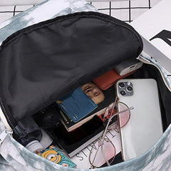 Gradient Tie Dye Backpack Large Capacity Laptop Daypack