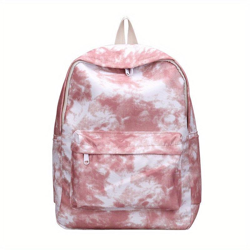 Gradient Tie Dye Backpack Large Capacity Laptop Daypack
